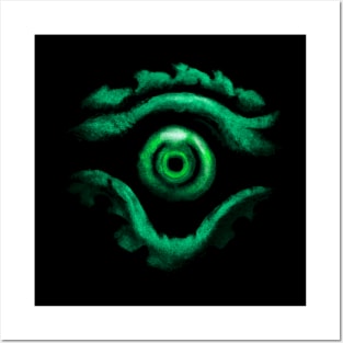 Cthulhu Eye #2 (Waterpixels) Posters and Art